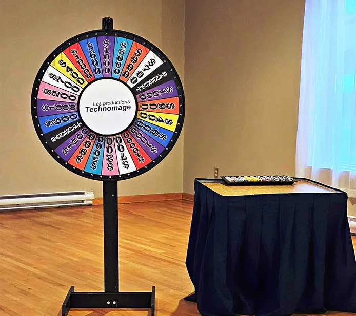 Roulette avec plusieurs lots à gagner