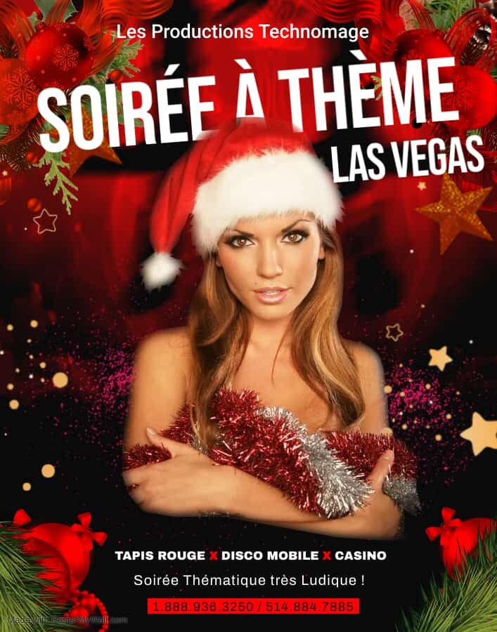 Soirée Casino Party de Noel